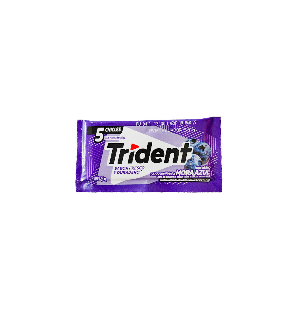 CHICLE MORA TRIDENT 5U 8.5GR