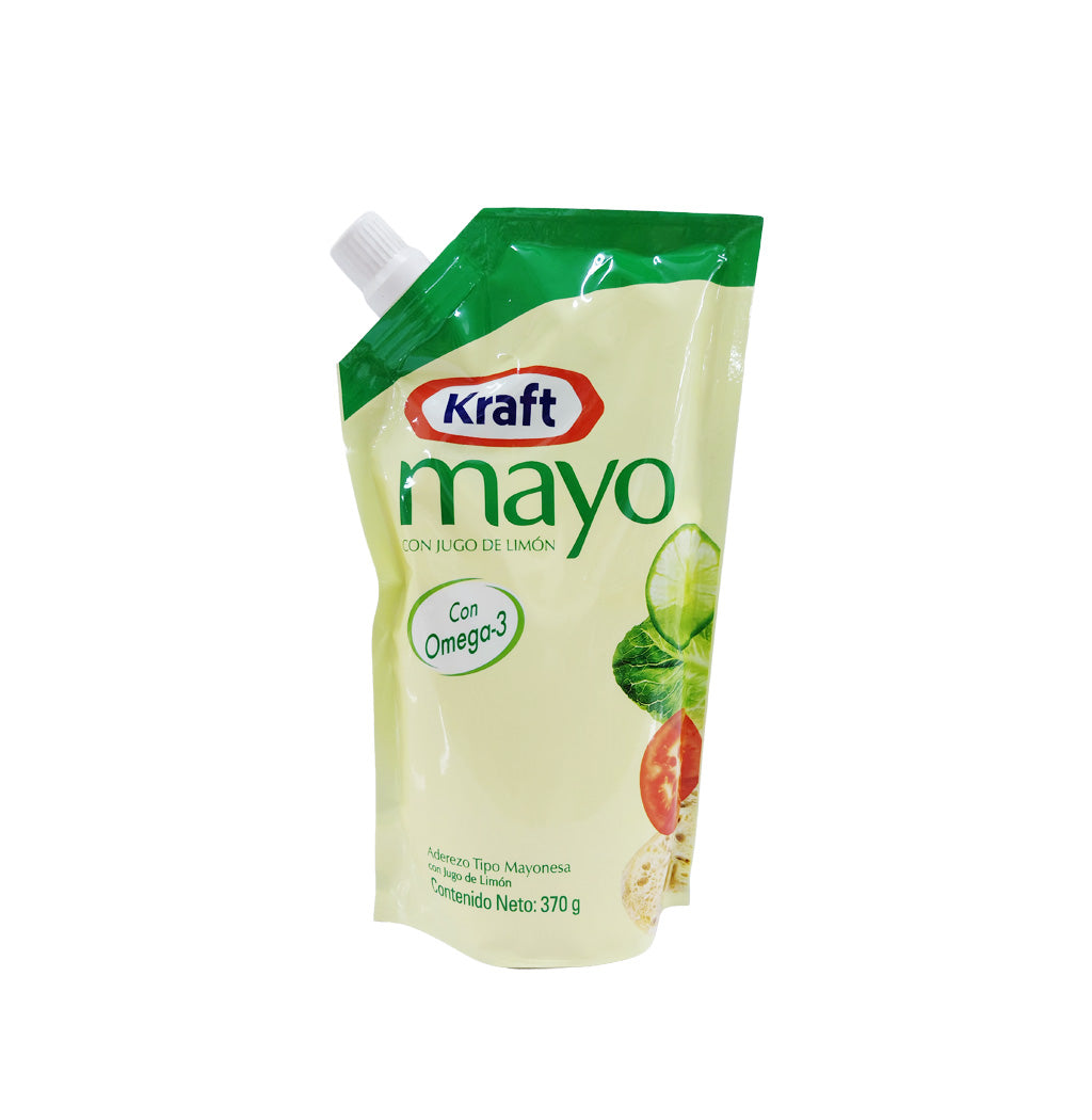 MAYONESA JUGO LIMON OMEGA 3 KRAFT 370GR