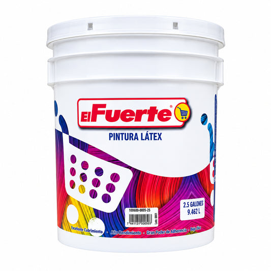 PINTURA LÁTEX MENTA EL FUERTE 2.5G