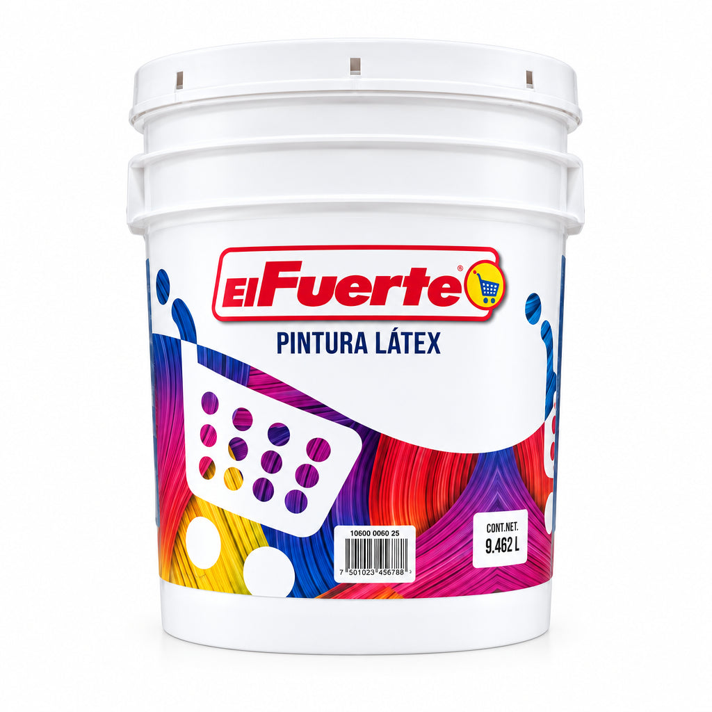 PINTURA LÁTEX AMARILLO VIVO EL FUERTE 2.5G