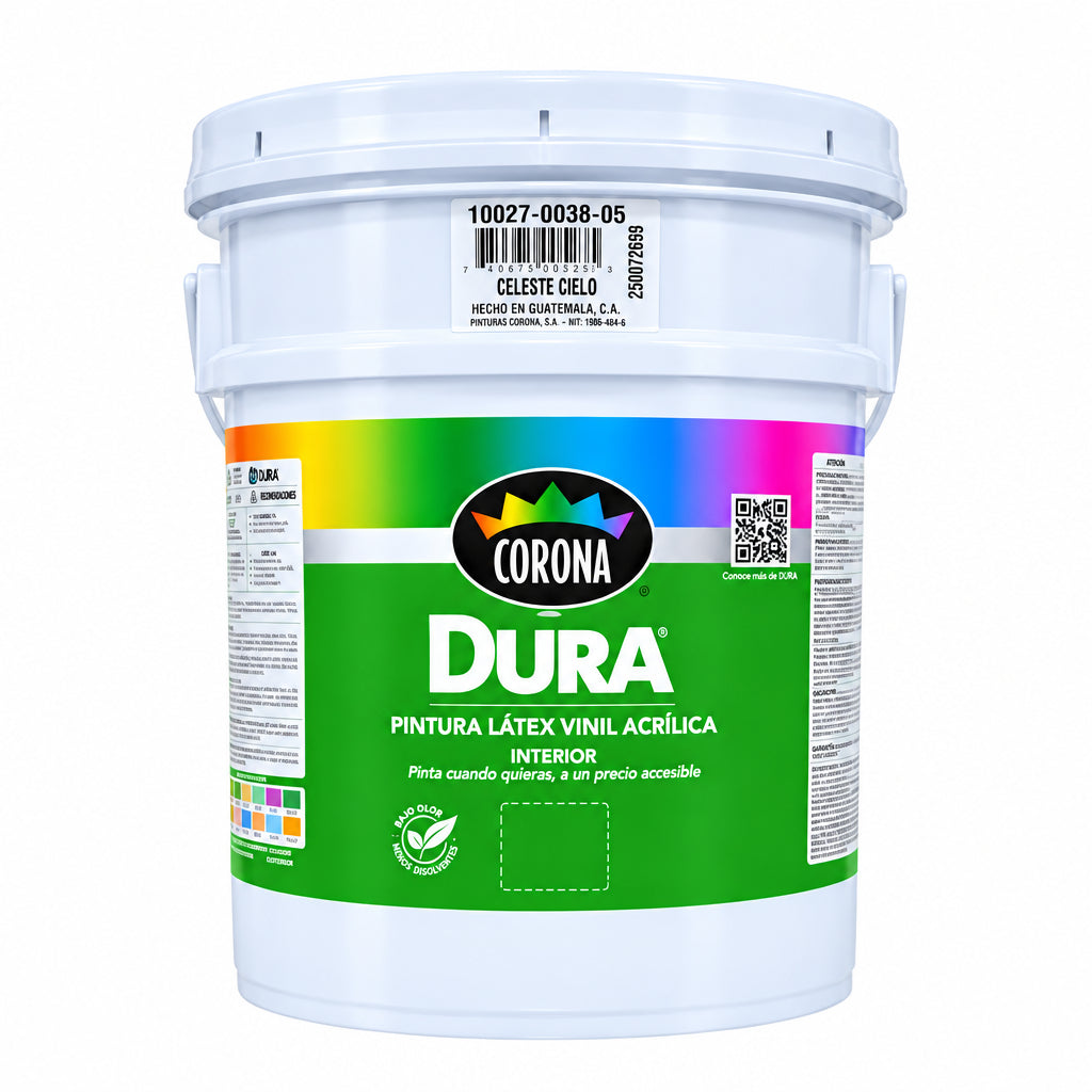 PINTURA DURA LÁTEX CELESTE CIELO CORONA