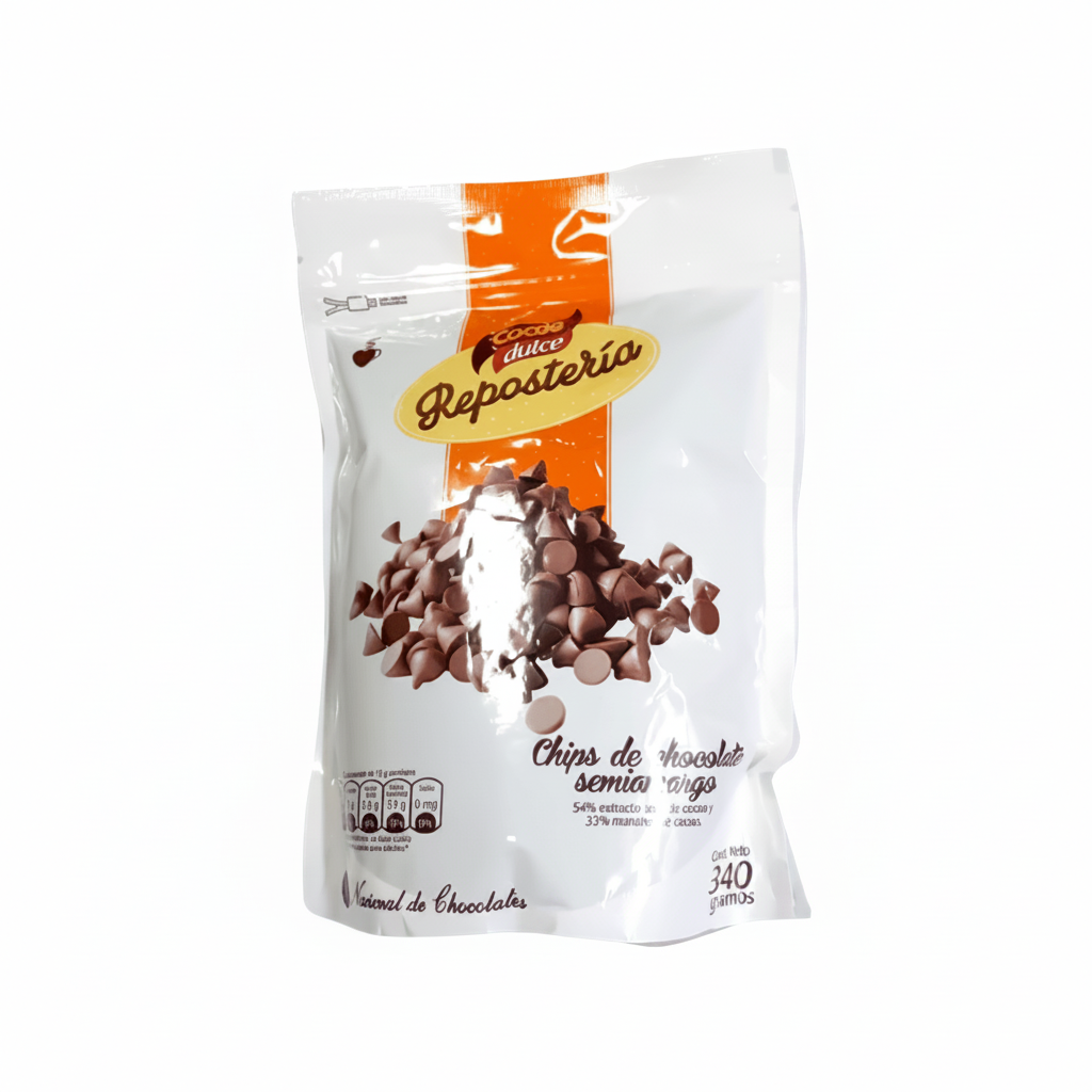 CHISPAS DE CHOCOLATE COCOA DULCE 340GR