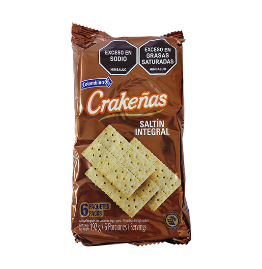 GALLETAS INTEGRAL SALTIN CRAKENAS 256GR
