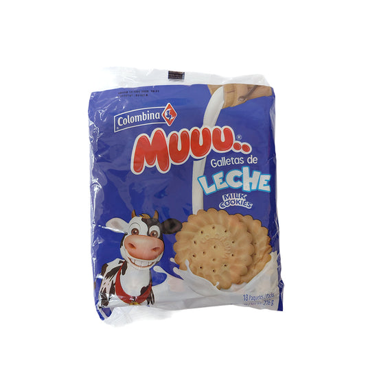 GALLETAS DE LECHE MUU COLOMBINA 216GR