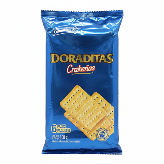 8PACK GALLETA DORADITAS COLOMBINA 28GR