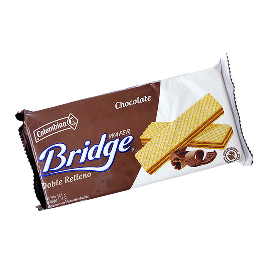 GALLETA WAFER BRIDGE CHOCOLATE 151GR