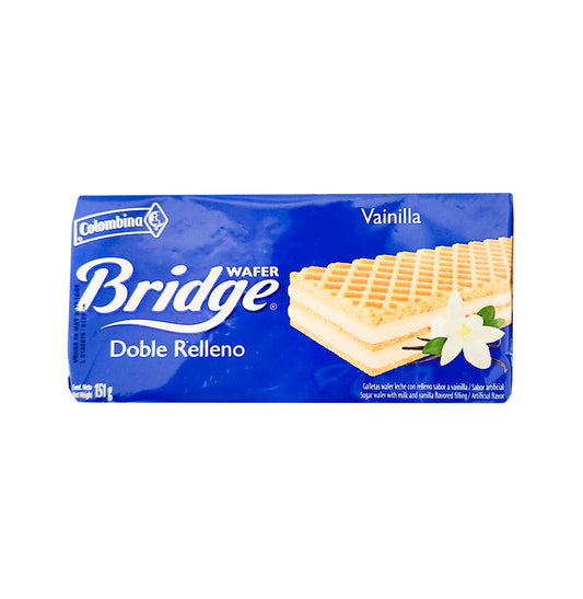 GALLETAS WAFER VAINILLA LECHE BRIDGE 151GR