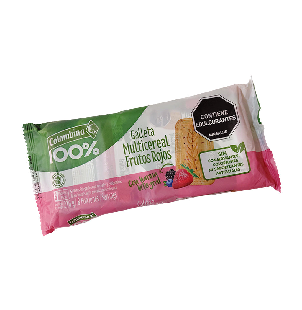GALLETAS MULTIFRUTOS ROJOS CRAKENAS 216GR