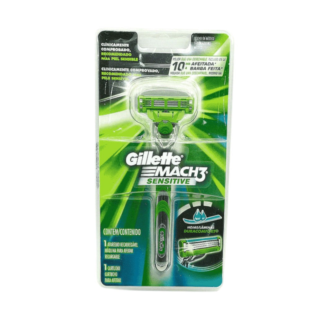 MAQUINA PARA AFEITAR MACH 3 SENSITIVE