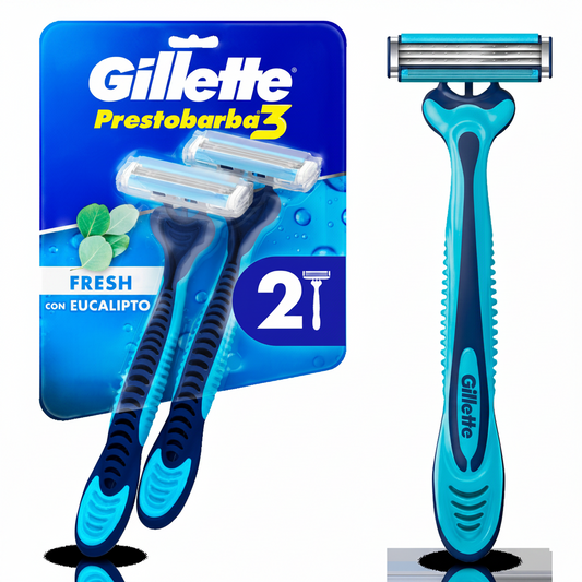 AFEITADORA CON EUCALIPTO GILLETTE 2U