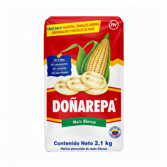 HARINA DE MAÍZ BLANCO DOÑAREPA 2.1KG