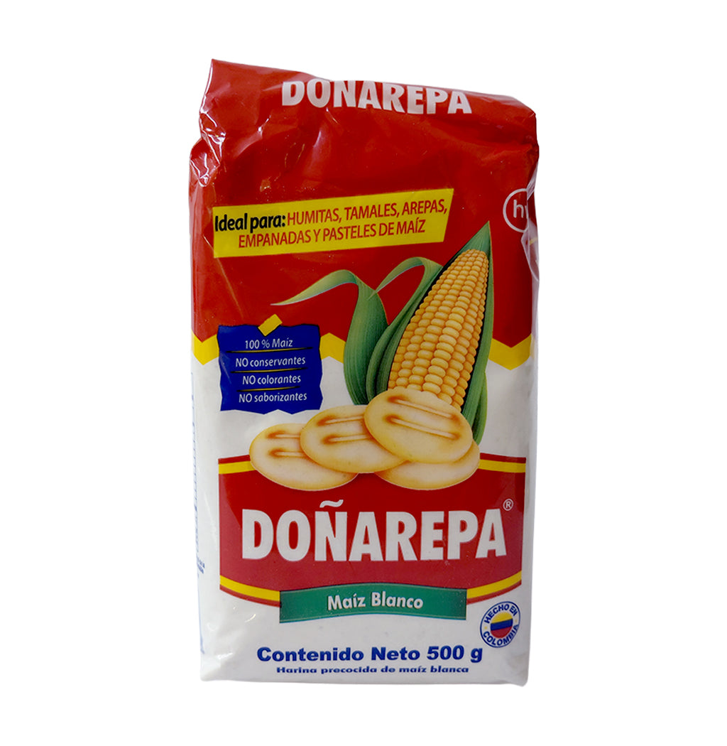 HARINA DE MAÍZ BLANCO DONAREPA 500GR