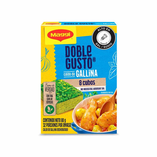 CALDO GALLINA DOBLE GUSTO MAGGI 80GR