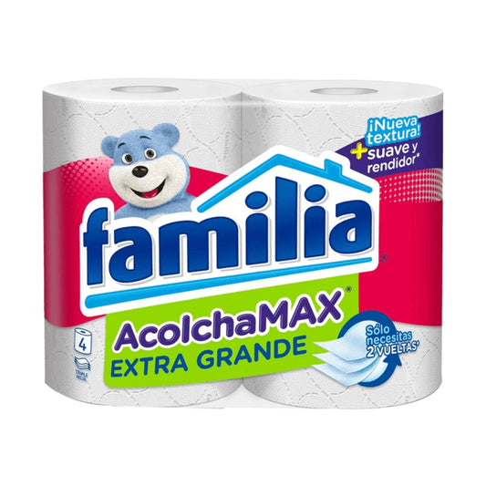 PAPEL HIGIÉNICO MAX 4 ROLLOS 27M