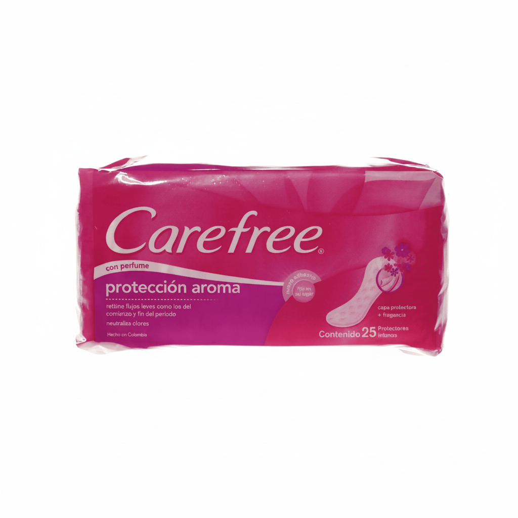 PROTECTORES DIARIOS CON PERFUME CAREFREE 25U