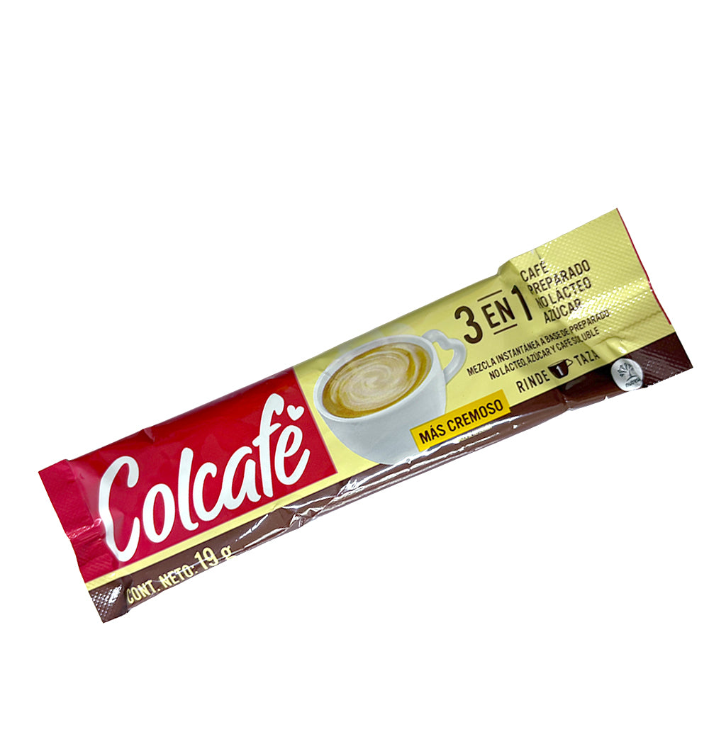 CAFÉ PREPARADO 3 EN 1 COLCAFE 19GR