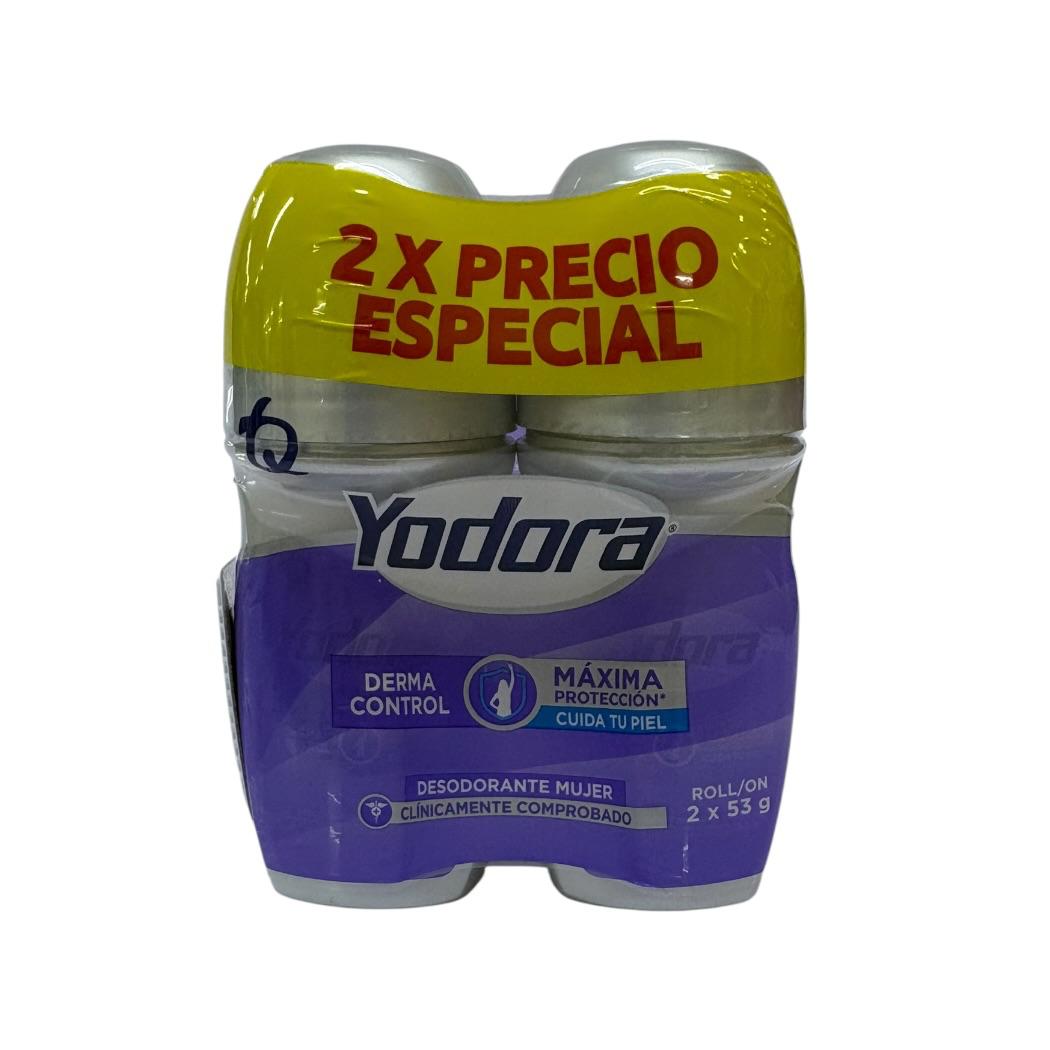 DESODORANTE ROLL-ON DERMA 2PACK 53GR