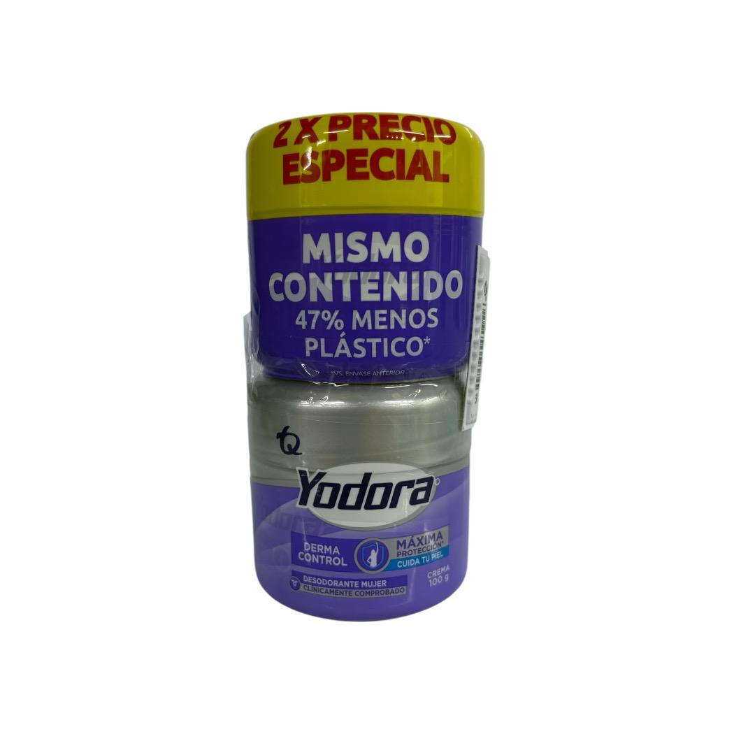 DESODORANTE CREMA 2PACK DERMA 100GR