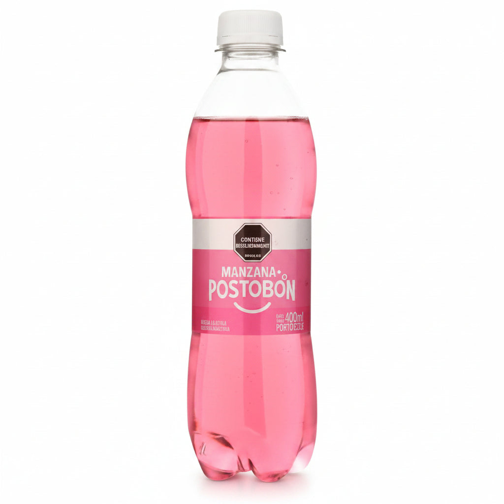 GASEOSA DE MANZANA PET POSTOBON 400ML