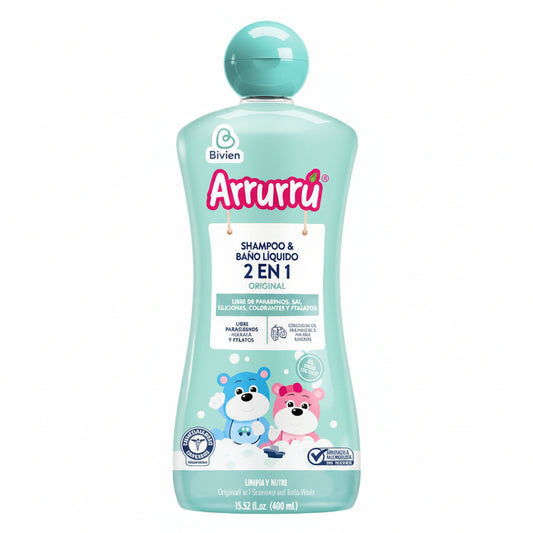 SHAMPOO Y BAÑO LIQUIDO 2 EN 1 400ML