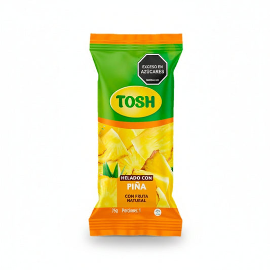 PALETA FRUTA PIÑA TOSH 75GR