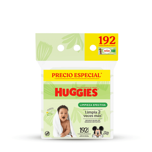 TOALLITAS HÚMEDAS EFECTO NATURAL 4PACK