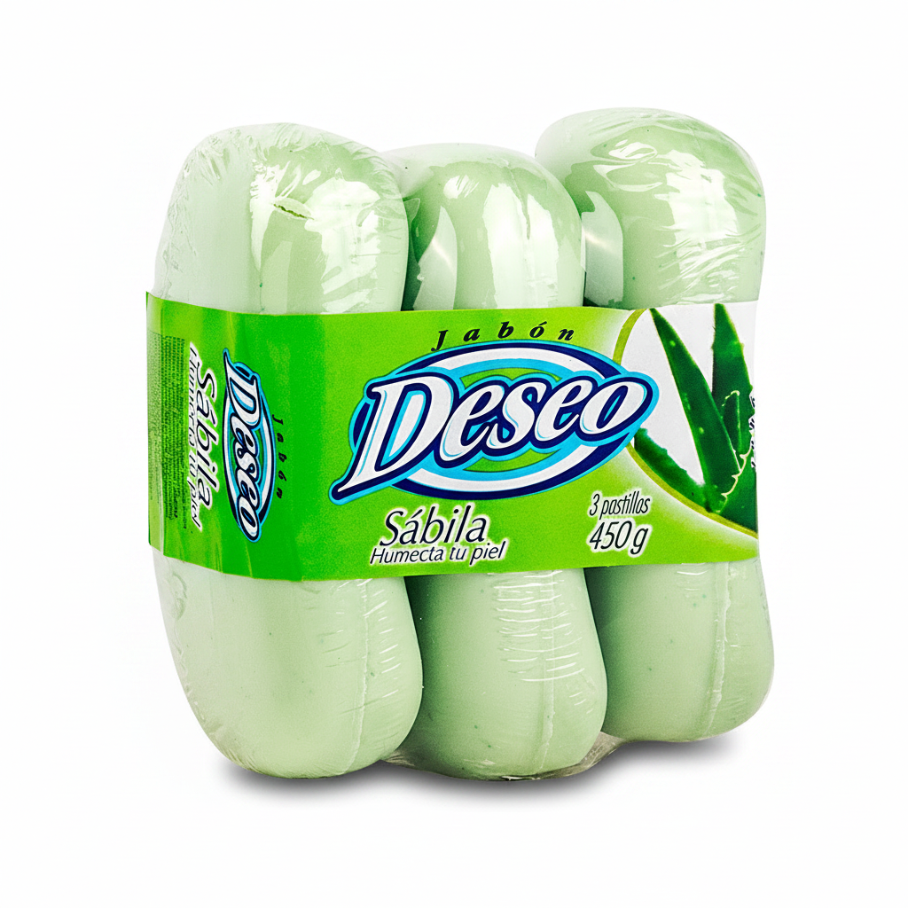 JABÓN SABILA DESEO 3U 450GR