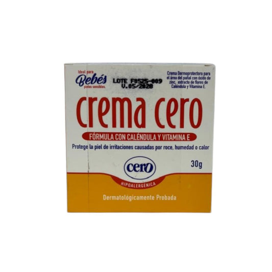 CREMA CERO CALENDULA Y VITAMINA E 30GR