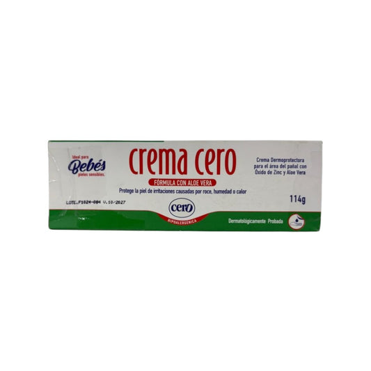 CREMA CERO ALO VERA TUBO 114GR