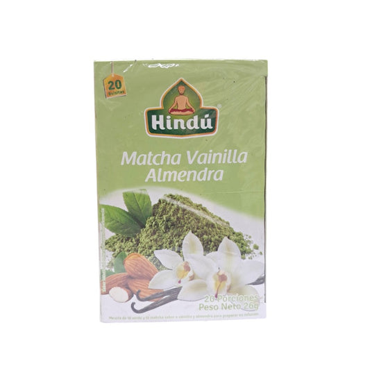 TE VERDE MATCHA/VAINILLA/ALMENDRA HINDU 26GR