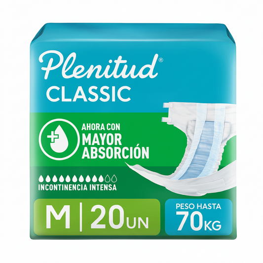 PAÑALES ADULTO CLASSIC M 20U