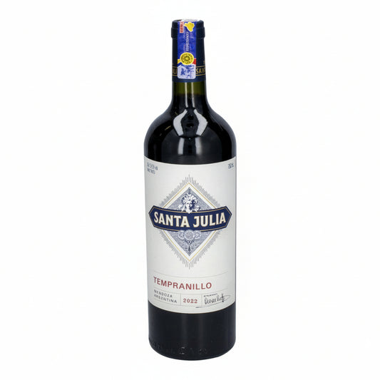 VINO TINTO TEMPRANILLO SANTA JULIA 750ML