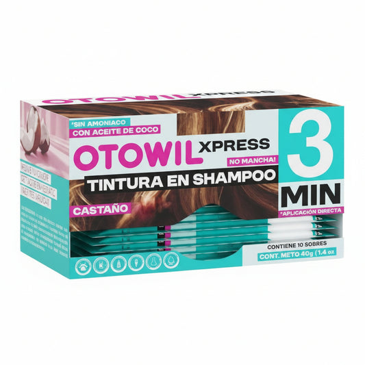 TINTURA SHAMPOO CASTAÑO OTOWIL 25GR
