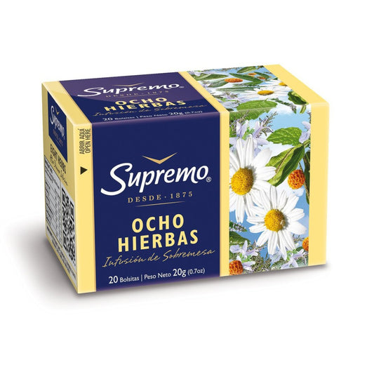 TE HERBAL OCHO HIERBAS SUPREMO 20GR