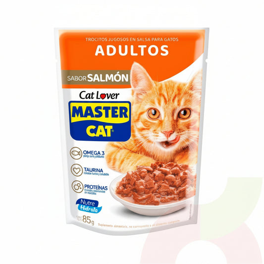 ALIMENTO PARA GATO JUGOSOS SALMÓN 85GR