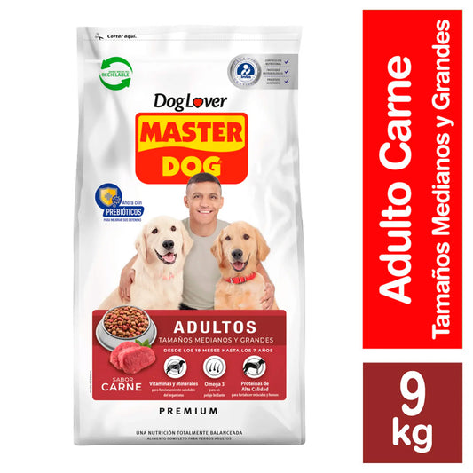 ALIMENTO PARA PERRO ADULTO CARNE 9KG