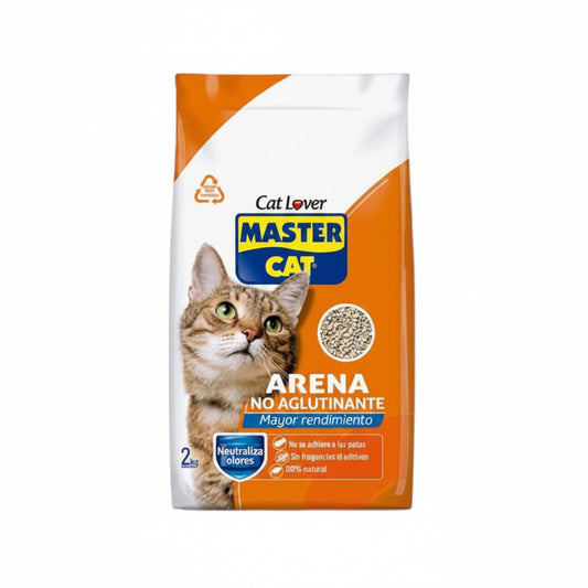 ARENA PARA GATOS SANITARIA NO AGLUTINANTE 2KG