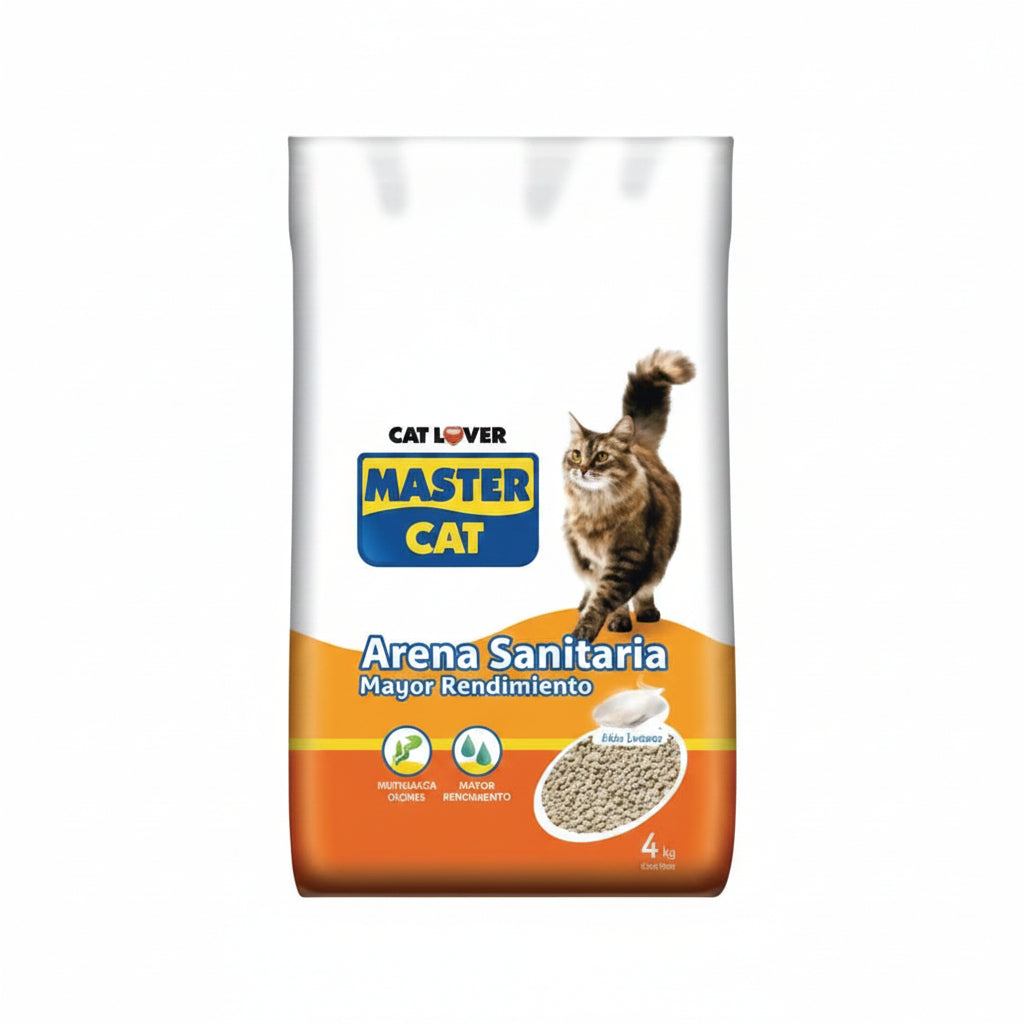 ARENA PARA GATO MASTER CAT 4KG