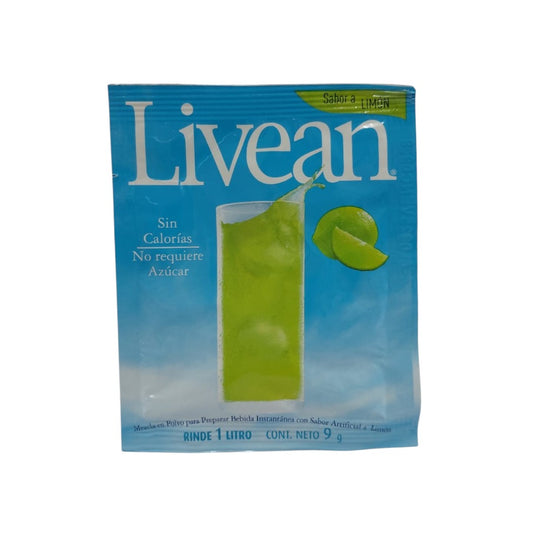 BEBIDA INST. SIN AZUCAR LIMON LIVEAN 9GR