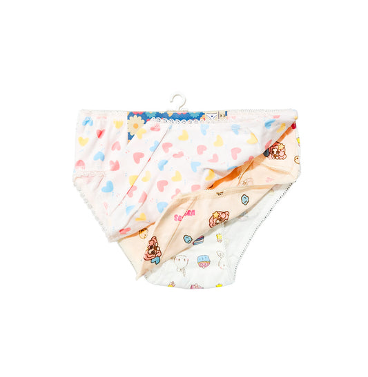 PANTY DE NIÑA DE CONEJO, DULCES, CORAZONES 3U