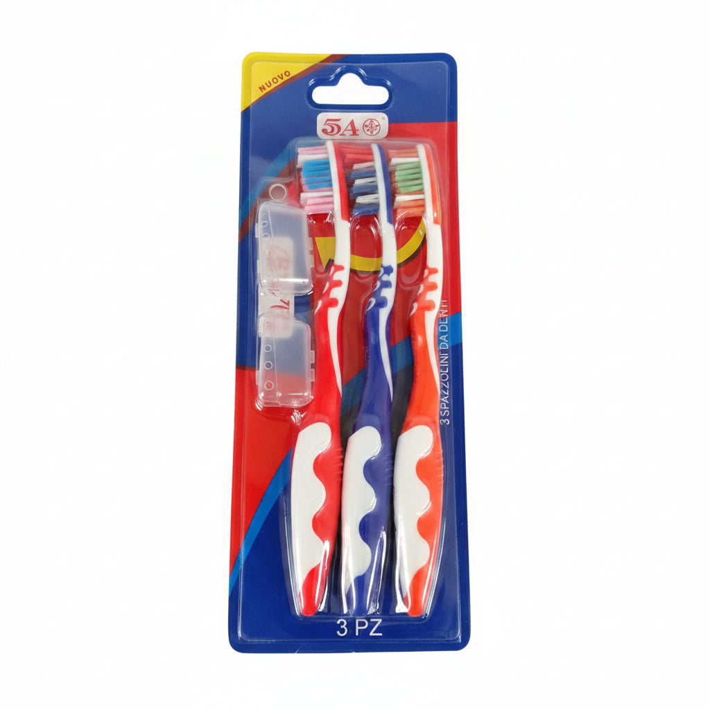 CEPILLO DENTAL 2 TAPAS 3U