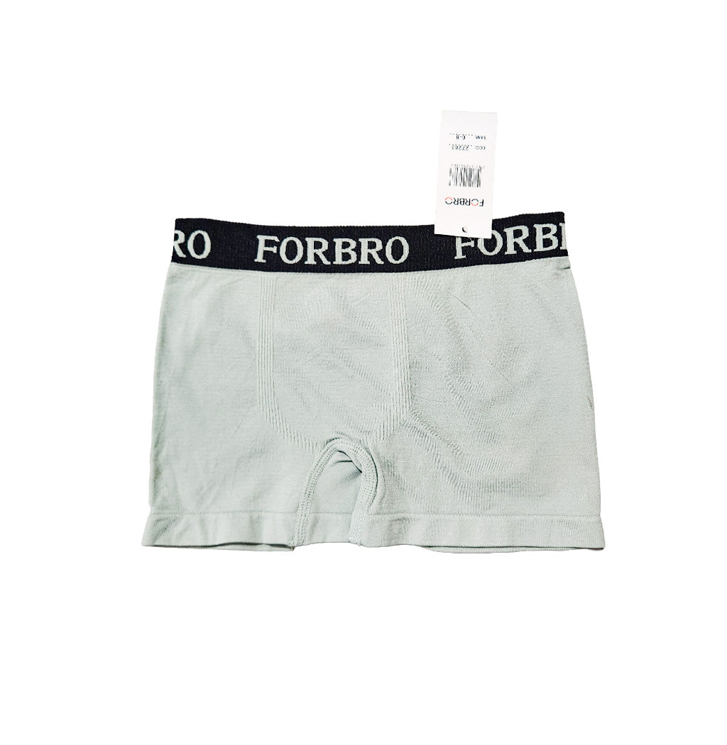 BÓXER PARA NIÑO GRIS CON NEGRO FORBRO