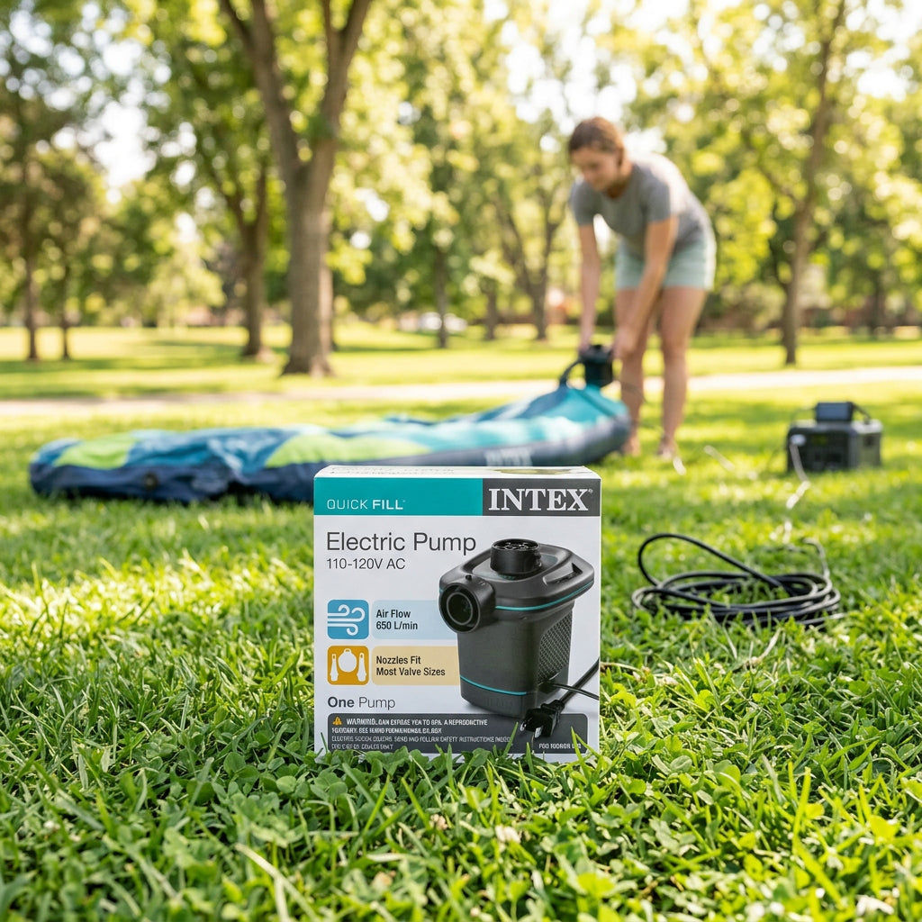 BOMBA DE AIRE ELÉCTRICA PORTÁTIL 110-120V
