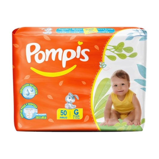 PAÑALES DESECHABLE L 50U