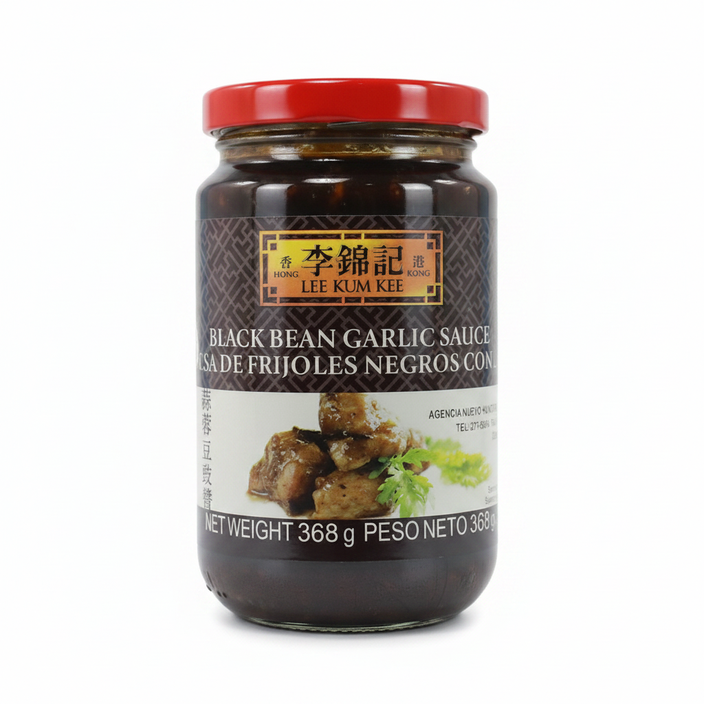 FRIJOLES NEGROS CON AJO LEE KUM KEE 13OZ