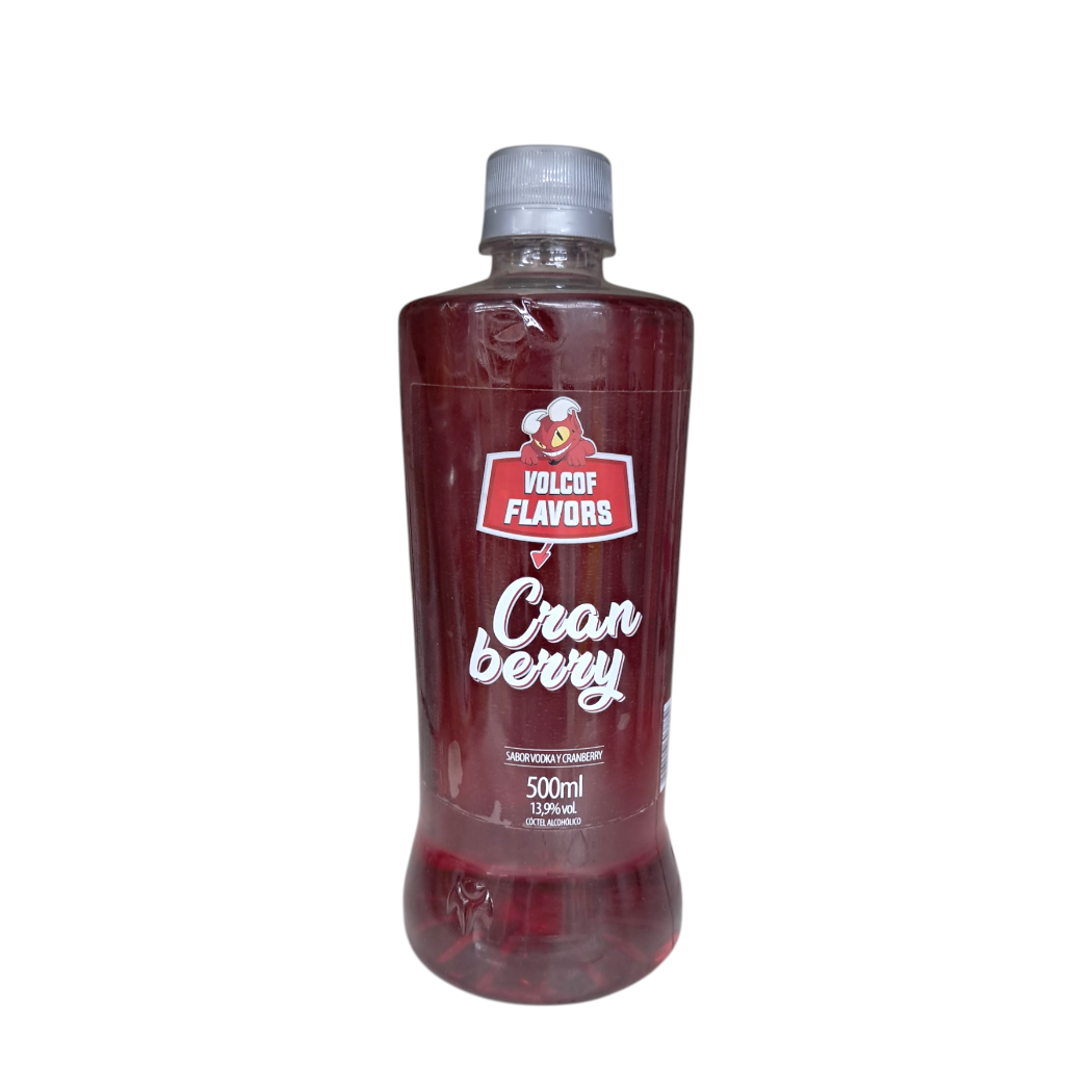 COCTEL CRANBERRY VOLCOF FLAVORS 500ML