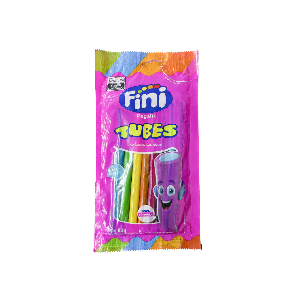 CHICLE TUBOS SABORES SURTIDOS FINI 80GR
