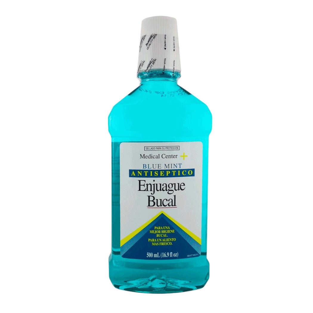 ENJUAGUE BUCAL MENTA AZUL 500ML