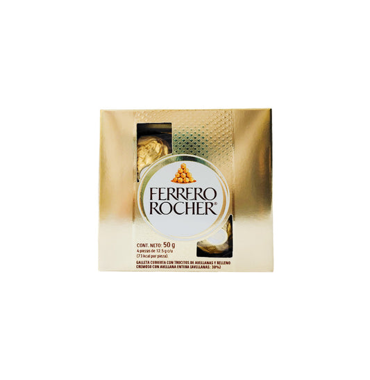 CHOCOLATES FERRERO ROCHER 4PZ 50GR