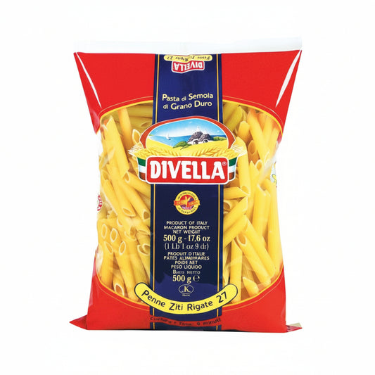 PASTA PENNE ZITI RIGATE 27 DIVELLA 500GR